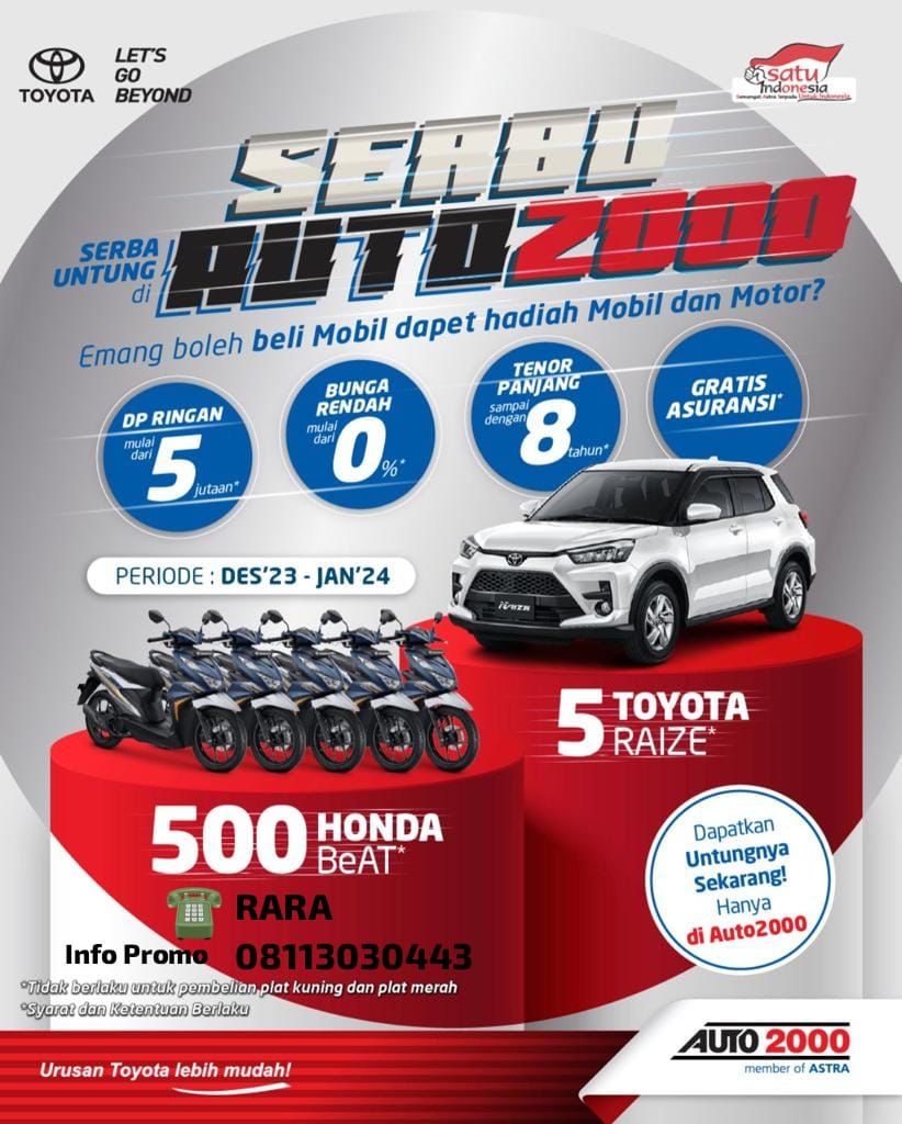 PROMO - Toyota Bekasi